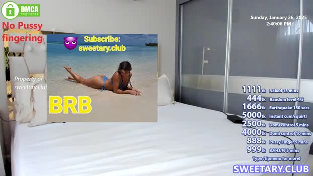 sweet_ary Chaturbate Female 26-01-2025