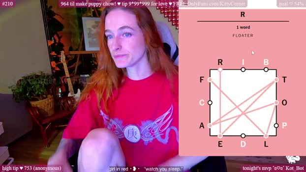 KittyCorner MyFreeCams Female 04-02-2025