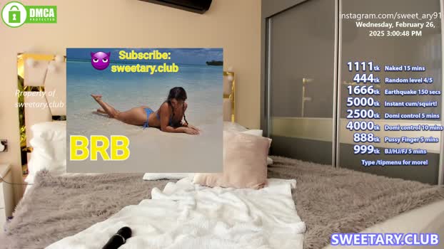 sweet_ary Chaturbate Female 26-02-2025