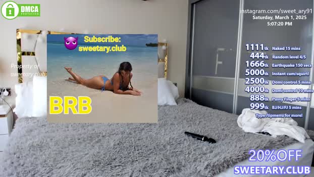 sweet_ary Chaturbate Female 01-03-2025