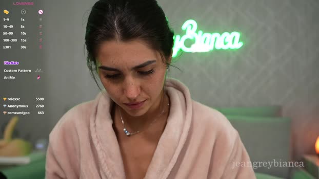 jeangreybianca Chaturbate Female 20-03-2025