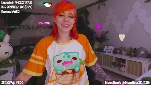 MissMao MyFreeCams Female 25-04-2025