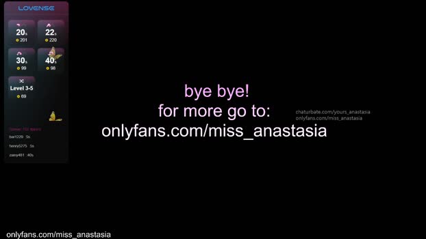 yours_anastasia Chaturbate Female 07-06-2025