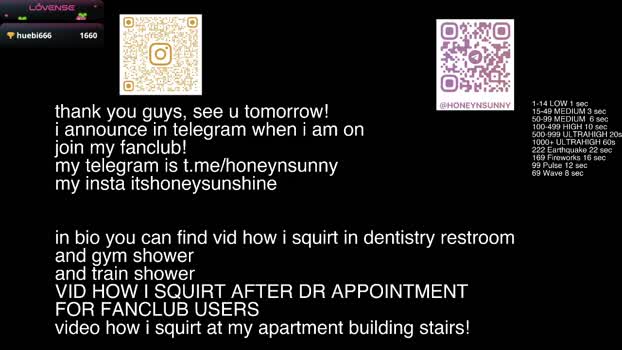 honey_sunshine Chaturbate Female 05-08-2025