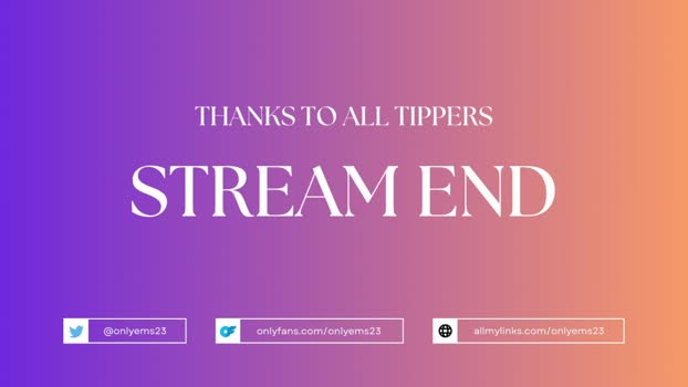 onlyems23 Chaturbate Female 10-08-2025