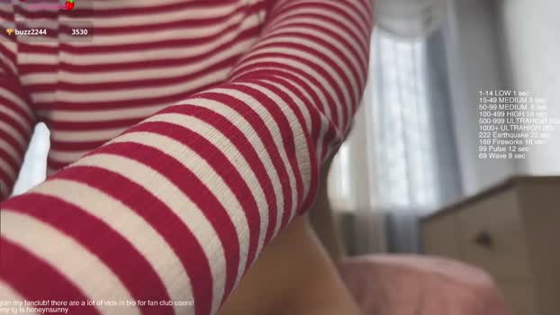 honey_sunshine Chaturbate Female 19-08-2025