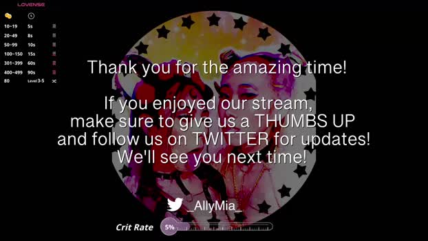 _allymia_ Chaturbate Female 01-09-2025