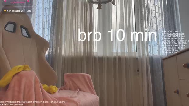 honey_sunshine Chaturbate Female 09-09-2025