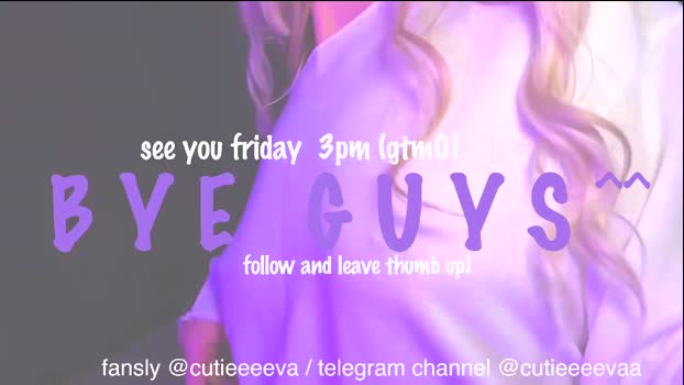 cutieeeeva Chaturbate Female 29-10-2025