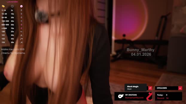 bunny_marthy Chaturbate Female 04-01-2026