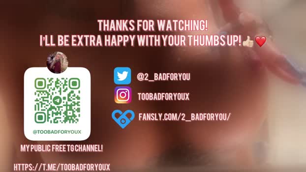 2badforyou Chaturbate Female 28-01-2026